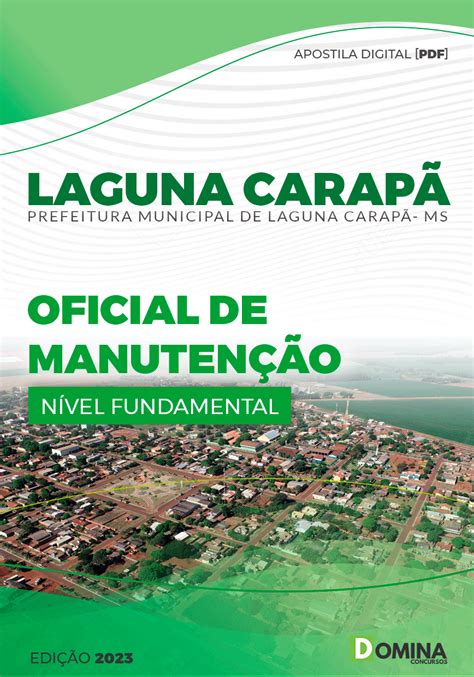 Apostila Pref Laguna Carap Ms Oficial Manuten O