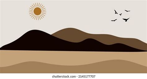 Minimalist Beautiful Desert Background Wallpaper Minimalist Stock