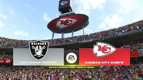 Madden Nfl 24 Las Vegas Raiders 3 8 Vs Kansas City Chiefs 10 1