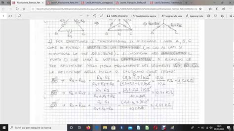 Metodo Di Trasformazione Di Un Triangolo Di Resistenze In Una Stella