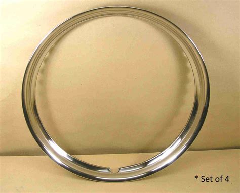 1949 56 Stainless Steel 15″ Wheel Trim Ring Buy 4 For A Complete Set Cpr Parts