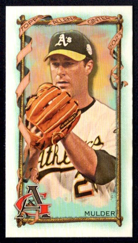 Mark Mulder 2023 Topps Allen Ginter Mini Card 106 Oakland Athletics