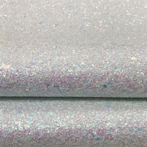 Lonita Glitter Flocado Grande Branca Furtacor 24X39Cm ApliqueMe