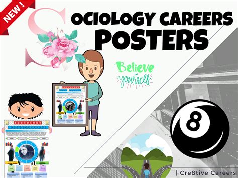 Cre8tive Resources Sociology Careers Posters