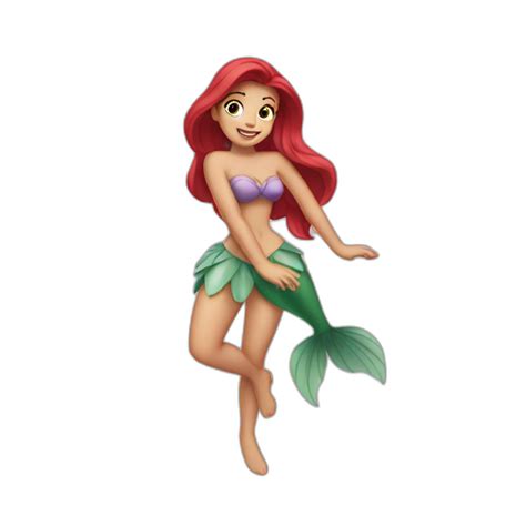 Ariel Red Hair White Girl Ai Emoji Generator