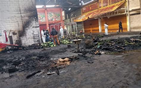 Incendio En Central De Abasto De Toluca Fue Provocado Con Gasolina