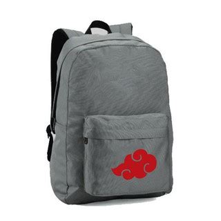 Mochila Akatsuki Bolsa Escolar Do Naruto Uzumaki Shopee Brasil