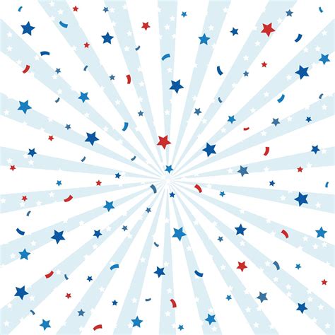 Festive Background With Red Blue Stars And Stripes Red Stars Symbol