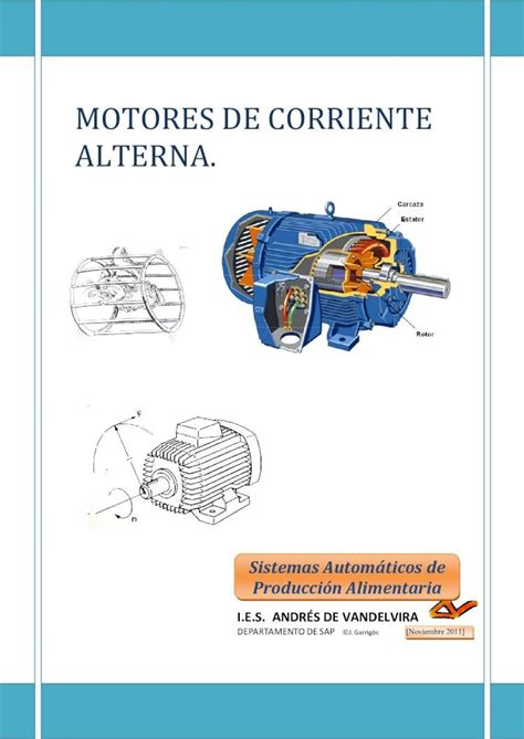 Pdf Motores De Corriente Alterna Estator De Un Motor Los Bobinados