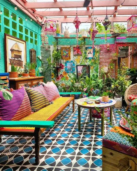 Vivacious Colorful Terrace Decor Ideas Shelterness