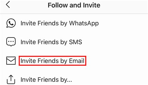 Instagram Heres How To Invite Friends Via Email