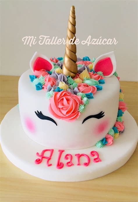 Torta Unicornio Unicorn Birthday Cake Th Birthday Birthday Cake