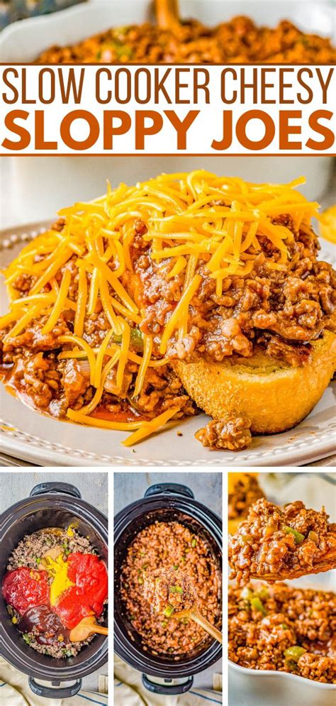 Slow Cooker Sloppy Joes Recipe Slow Cooker Sloppy Joes Cheesy