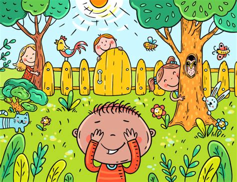 Versteck Spiel - Illustrationen und Vektorgrafiken - iStock