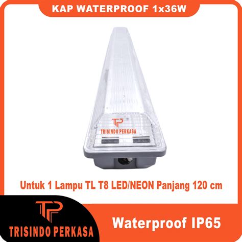 Jual Kap Tl T Led X Waterproof Ip Cm Rumah Lampu Housing