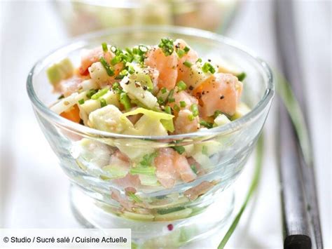 Verrine Avocat Saumon Et Pomme Granny Recette Verrine Avocat Saumon