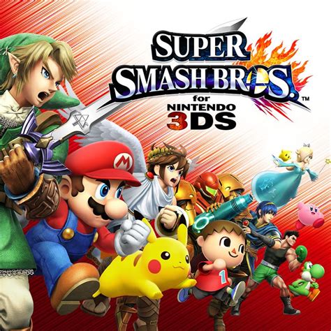 Super Smash Bros For Nintendo 3ds 2014 Nintendo 3ds Box Cover Art