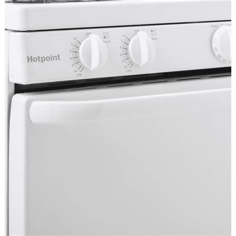 Hotpoint 30 In 4 Burners 48 Cu Ft Freestanding Gas Range White In