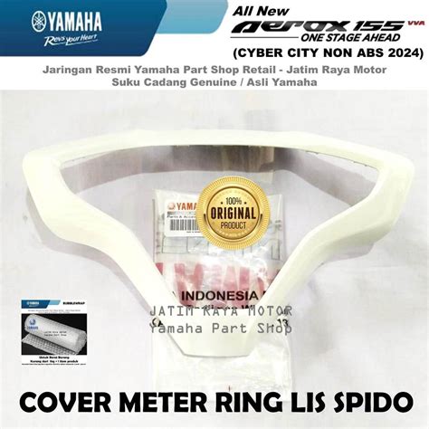 Jual Cover Ring Lis Spido Meter Speedometer Putih All New Aerox