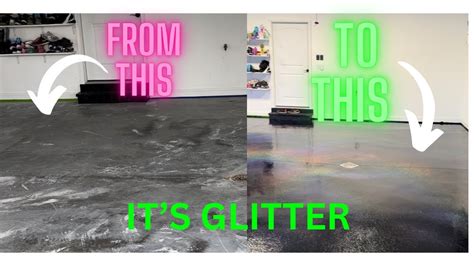 How To Apply The Rust Oleum Garage Floor Epoxy Kit We Used Glitter And