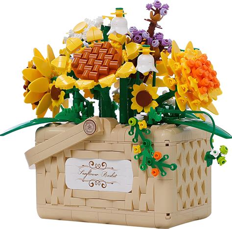 Amazon Troy Joy Flower Bouquet Artificial Building Set Lergo