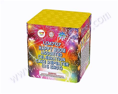 4inci 16 Shot Cake 4寸高16发盆花 Fc Fireworks Wholesaler