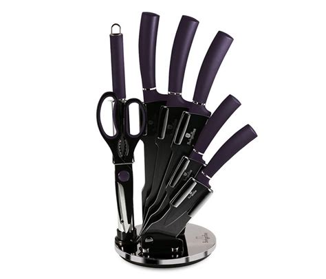 Set De Cutite Cu Suport Acrilic Berlinger Haus BH2560 Purple Eclipse