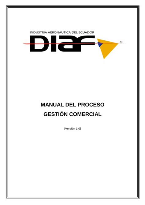 Pdf Manual Del Proceso Gesti N Comercial Pdfslide Net