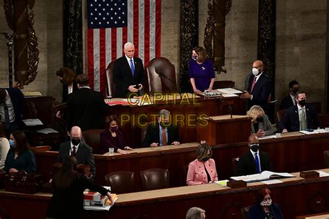 Congress Meets To Certify Electoral College Vote At The U S Capitol