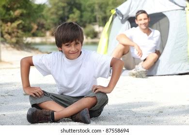 Father Son Camping Stock Photo 87558694 | Shutterstock