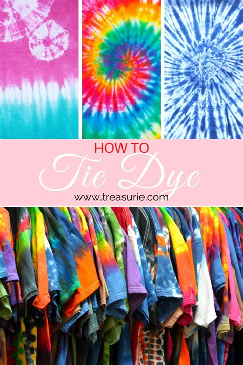 How To Tie Dye Easy Instructions For Beginners Treasurie