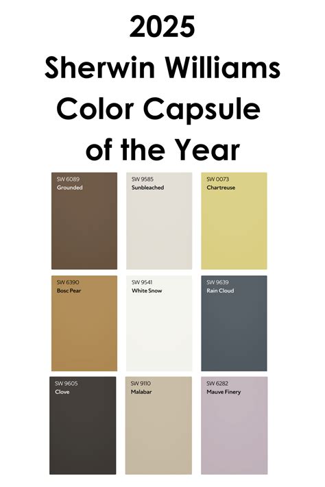 All of the 2025 Paint Colors of the Year - Benjamin Moore, Sherwin