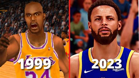 Evolution Of Nba 2k 1999 2022 Nba 2k Nba 2k23 Facts Youtube