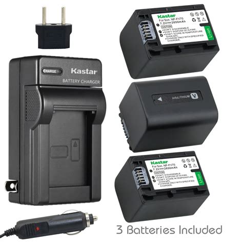 Kastar Battery Wall Charger For Sony Genuine Np Fh Np Fh Np Fh Np