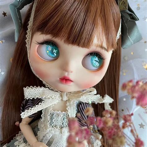 Blyth Boneca Nbl Bjd Personalizado Rosto Olhos Grandes Boneca