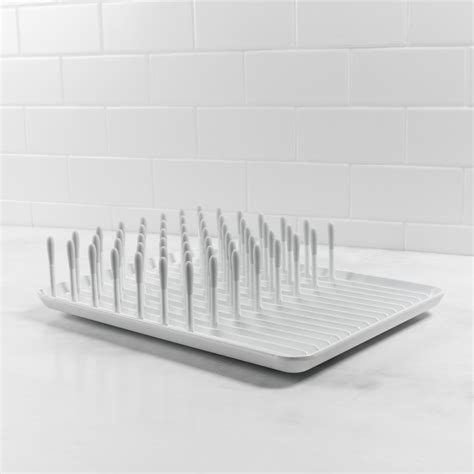 Oxo Good Grips Compact Dish Rack In White The Home Depot