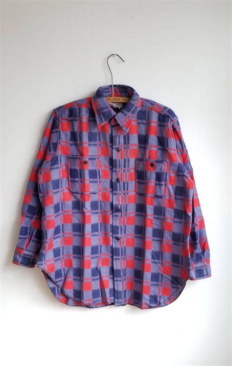 155 Deadstock Champion Flannel Shirt Vintage Lumberjack Etsy