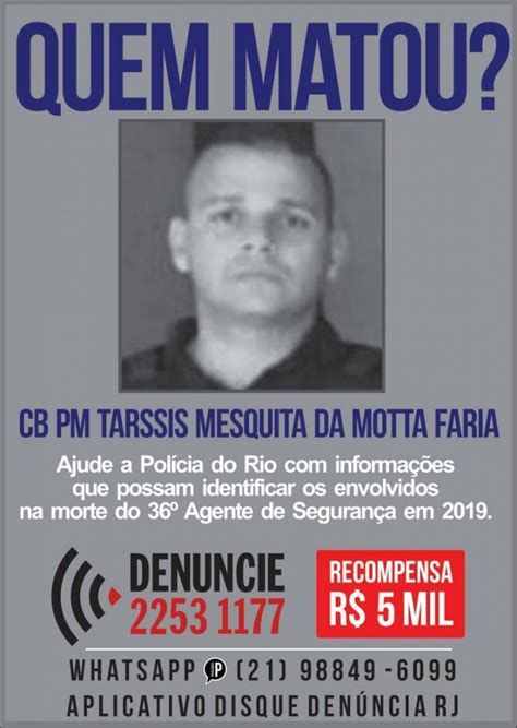 Disque Denúncia Divulga Cartaz Pedindo Informações Sobre Morte De