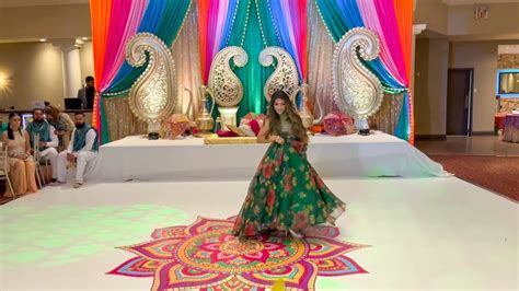 Surprise Bhangra Wedding Performance In Heels Phulkari Diamond Do