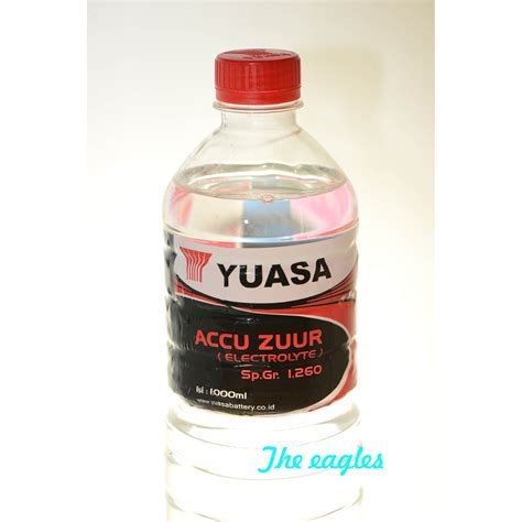 Jual YUASA Accu Zuur Air Elektrolit Electrolyte 1Lt Aki Battery Baterai