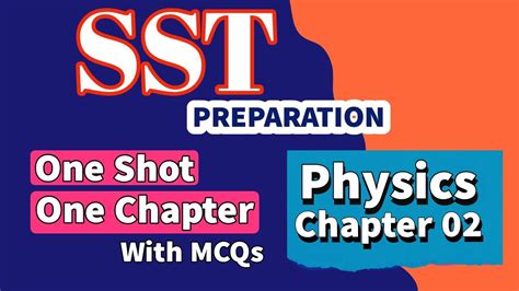 Cracking Sst Test Dive Into Physics Lecture Spsc Sst Mcqs Youtube