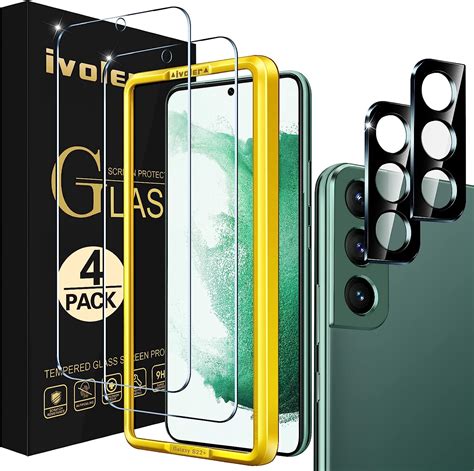 Ivoler Pack De 2 Verre Trempé Compatible Avec Samsung Galaxy S22 5g