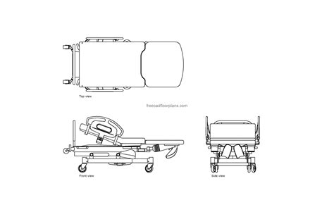 Delivery Bed - Free CAD Drawings