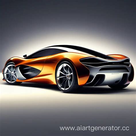 Futuristic Mclaren Concept Car Unveiling In Dynamic Light Ai Art