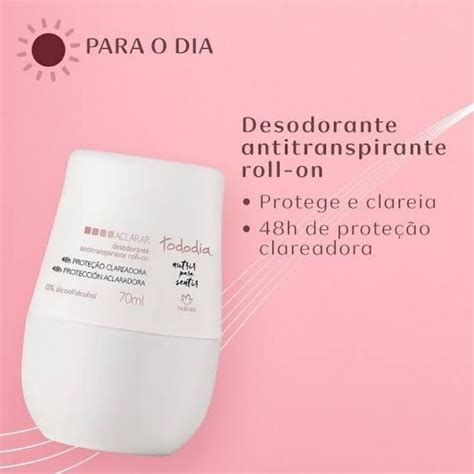 Aclarar Desodorante Antitranspirante Rollon TodoDia Natura 70ml