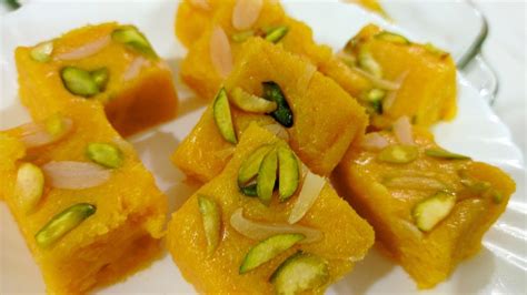 Mango Barfi Recipe Coconut Mango Barfi Aam Ki Barfi Mango Sweet