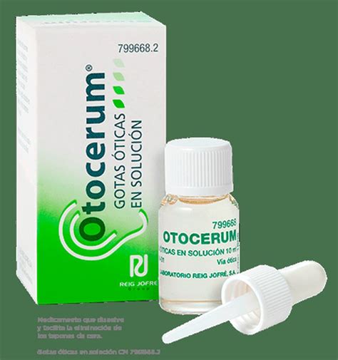 Otocerum gotas óticas en solución 1 frasco 10 ml 799668 Ojos y Oido