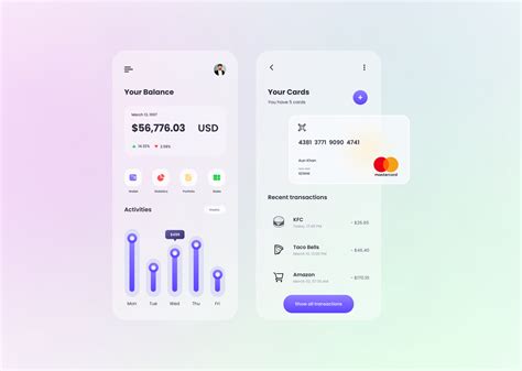 Mobile Wallet App Design By Aun Khan On Dribbble