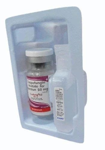 Caspofungin Acetate Mg Casfung Injection Vial Treatment Severe