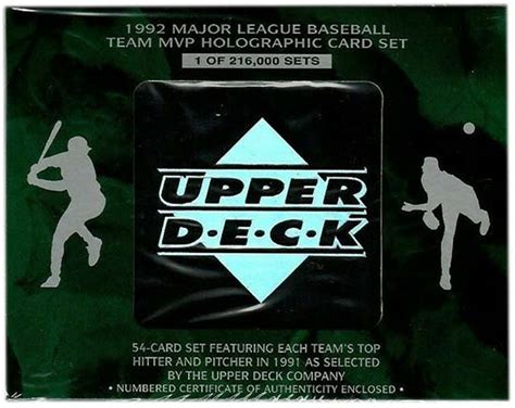 Upper Deck Holograms Baseball Card Sets Of The 1990s Box Set Boom